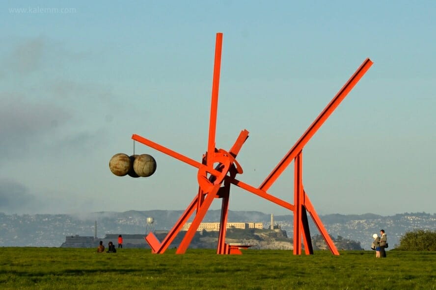 art sculpture in San Francisco’s Crissy Field