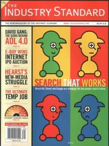 Industry Standard cover search engines, early Google story