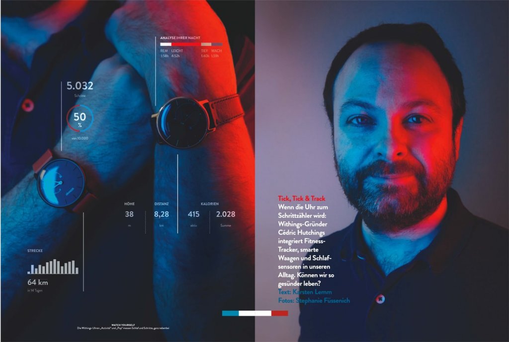 Withings-Artikel in WIRED Germany April 2015, Teil 1