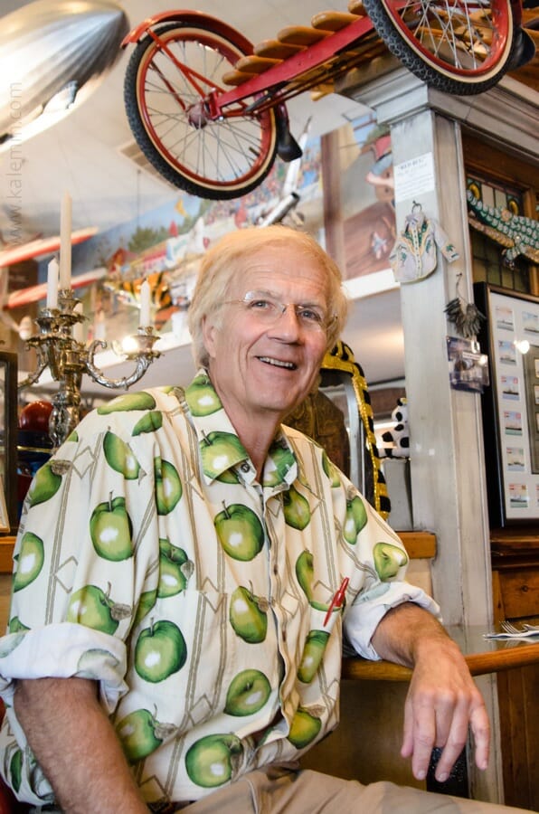 Portrait photo of Jamis MacNiven, owner of legendary Silicon Valley restaurant Buck’s Woodside