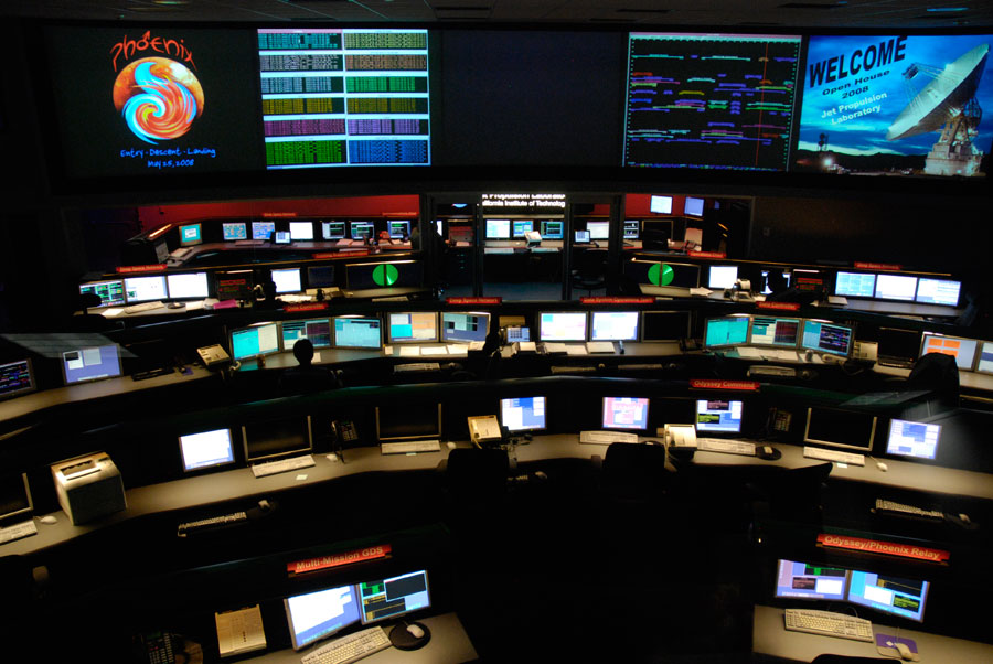 NASA JPL control center